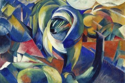 Franz Marc Deer in the Forest I Giclee Canvas Print Paintings Poster Reproductio