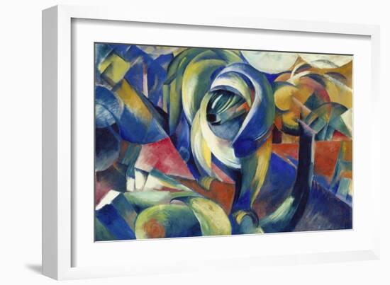 The Mandrill, 1913-Franz Marc-Framed Giclee Print