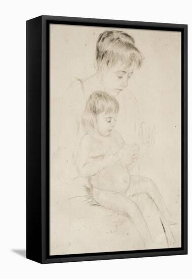 The Manicure, 1908-Mary Cassatt-Framed Premier Image Canvas