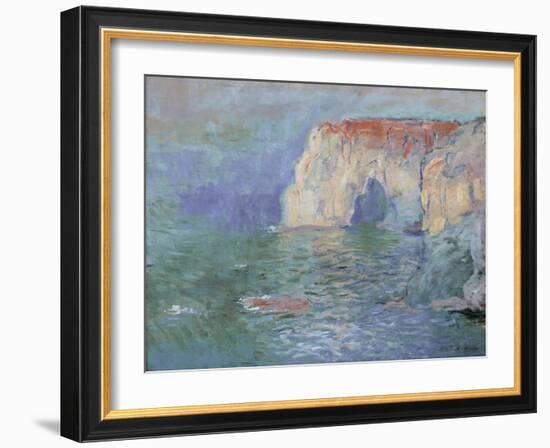 The Manneporte at Etretat-Claude Monet-Framed Giclee Print