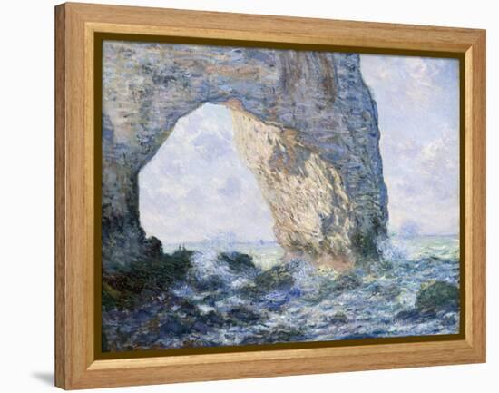 The Manneporte (Étretat), 1883-Claude Monet-Framed Premier Image Canvas