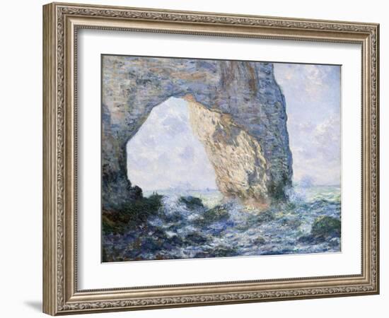 The Manneporte (Étretat), 1883-Claude Monet-Framed Giclee Print