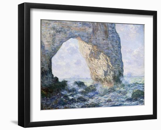 The Manneporte (Étretat), 1883-Claude Monet-Framed Giclee Print