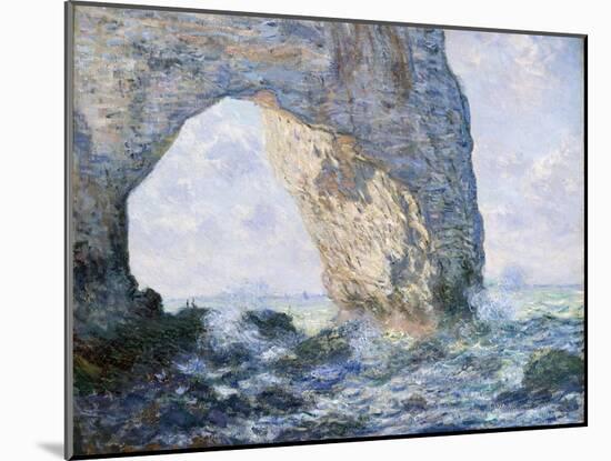 The Manneporte (Étretat), 1883-Claude Monet-Mounted Giclee Print