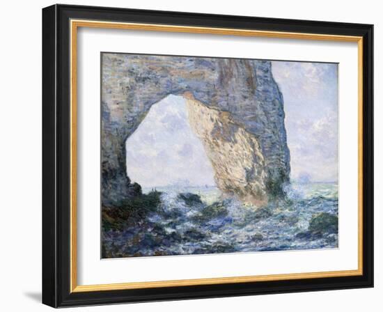 The Manneporte (Étretat), 1883-Claude Monet-Framed Giclee Print