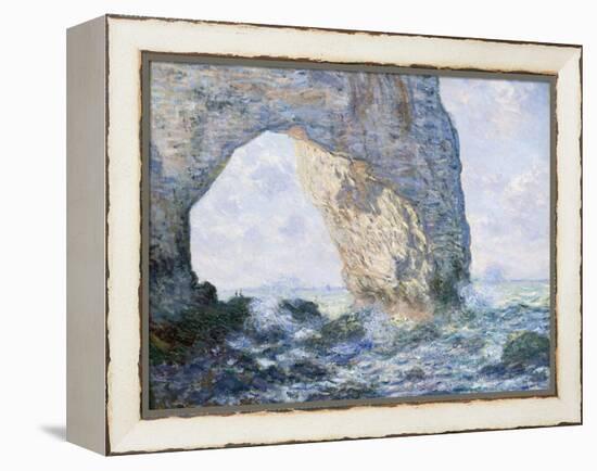 The Manneporte (Etretat)-Claude Monet-Framed Premier Image Canvas