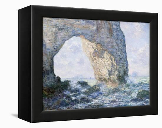 The Manneporte (Etretat)-Claude Monet-Framed Premier Image Canvas