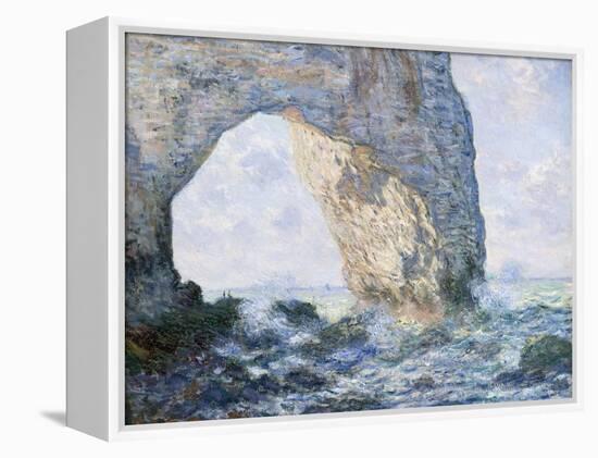 The Manneporte (Etretat)-Claude Monet-Framed Premier Image Canvas
