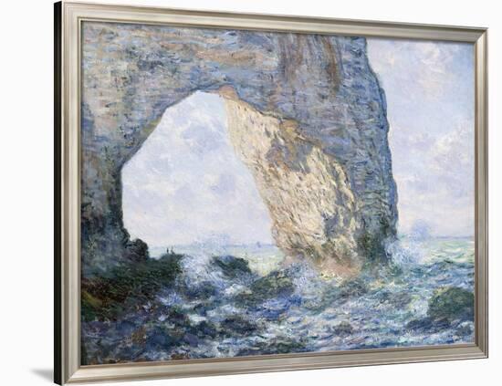 The Manneporte (Etretat)-Claude Monet-Framed Premium Giclee Print