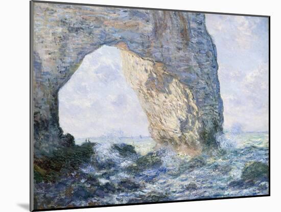 The Manneporte (Etretat)-Claude Monet-Mounted Giclee Print