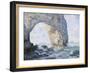 The Manneporte (Etretat)-Claude Monet-Framed Giclee Print