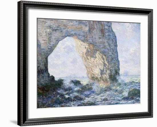 The Manneporte (Etretat)-Claude Monet-Framed Giclee Print