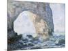 The Manneporte (Etretat)-Claude Monet-Mounted Giclee Print