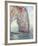 The Manneporte near Etretat, 1886-Claude Monet-Framed Art Print
