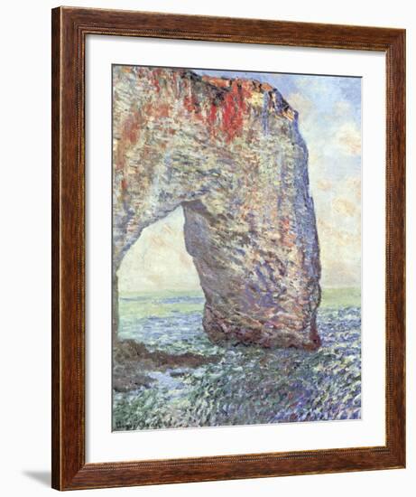 The Manneporte near Etretat, 1886-Claude Monet-Framed Art Print