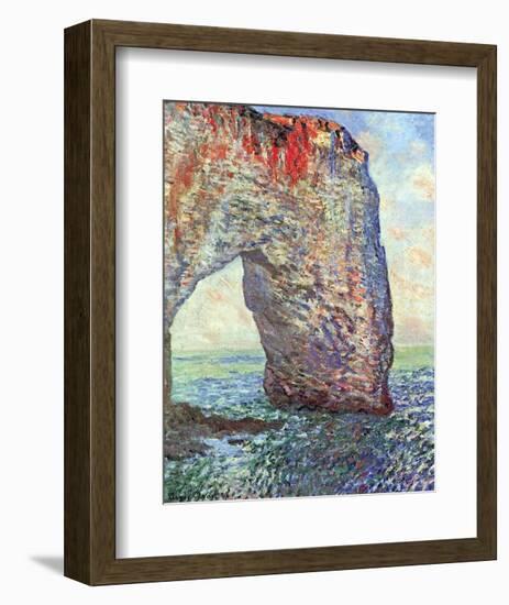 The Manneporte near Etretat, c.1886-Claude Monet-Framed Art Print