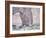 The Manneporte Seen from Below, 1883-Claude Monet-Framed Giclee Print