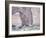 The Manneporte Seen from Below, 1883-Claude Monet-Framed Giclee Print