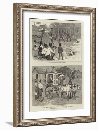 The Manners and Customs of the Burmans-Joseph Nash-Framed Giclee Print
