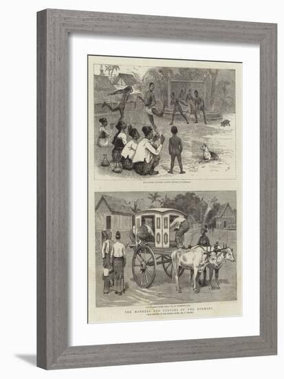 The Manners and Customs of the Burmans-Joseph Nash-Framed Giclee Print