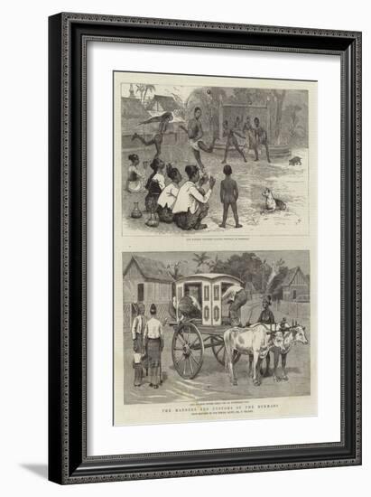 The Manners and Customs of the Burmans-Joseph Nash-Framed Giclee Print