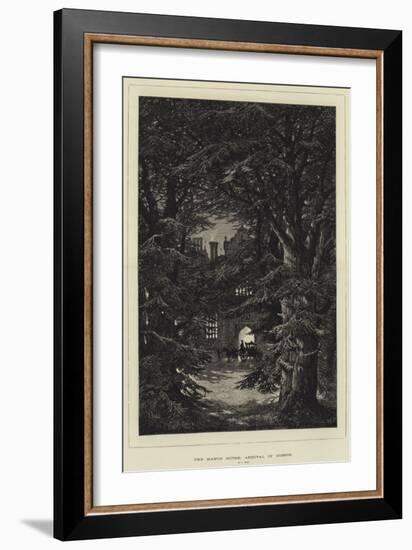 The Manor House, Arrival of Guests-Samuel Read-Framed Giclee Print