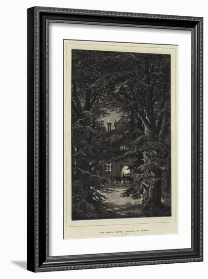 The Manor House, Arrival of Guests-Samuel Read-Framed Giclee Print