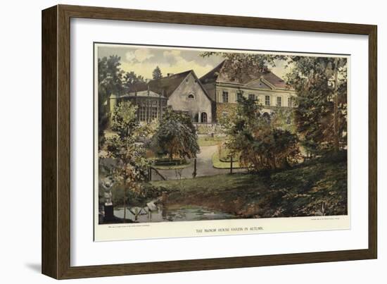 The Manor House Varzin in Autumn-null-Framed Giclee Print
