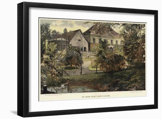 The Manor House Varzin in Autumn-null-Framed Giclee Print