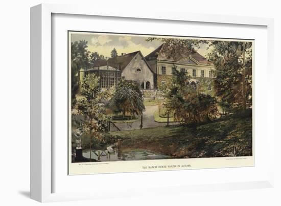 The Manor House Varzin in Autumn-null-Framed Giclee Print