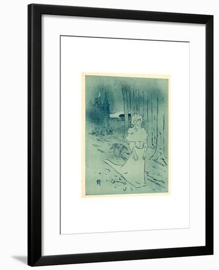 The Manor Lady or the Omen (La Chatelaine Ou Le Tocsin)-Henri de Toulouse-Lautrec-Framed Giclee Print