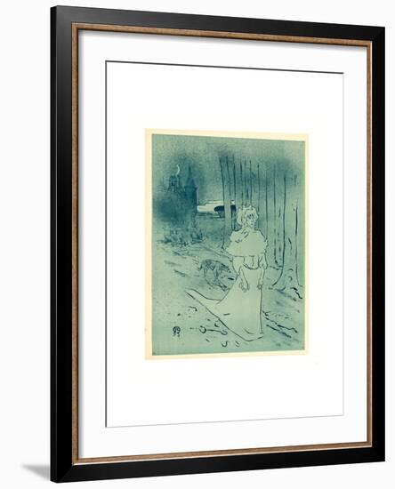 The Manor Lady or the Omen (La Chatelaine Ou Le Tocsin)-Henri de Toulouse-Lautrec-Framed Giclee Print