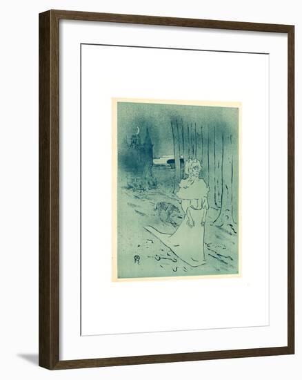 The Manor Lady or the Omen (La Chatelaine Ou Le Tocsin)-Henri de Toulouse-Lautrec-Framed Giclee Print