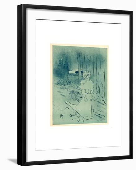 The Manor Lady or the Omen (La Chatelaine Ou Le Tocsin)-Henri de Toulouse-Lautrec-Framed Giclee Print