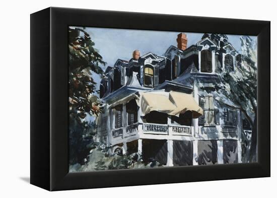 The Mansard Roof-Edward Hopper-Framed Premier Image Canvas