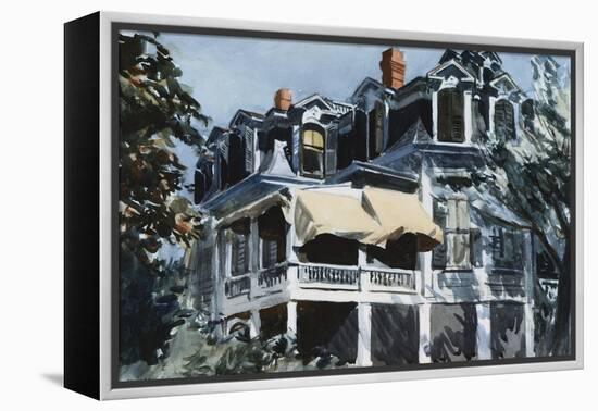 The Mansard Roof-Edward Hopper-Framed Premier Image Canvas