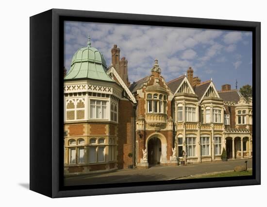 The Mansion, Bletchley Park, the World War Ii Code-Breaking Centre, Buckinghamshire, England, Unite-Rolf Richardson-Framed Premier Image Canvas