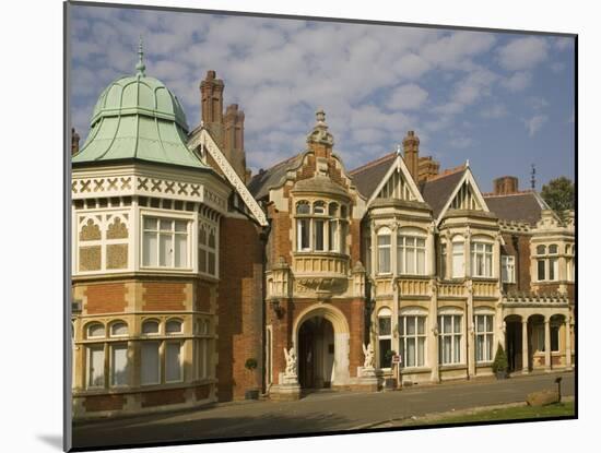 The Mansion, Bletchley Park, the World War Ii Code-Breaking Centre, Buckinghamshire, England, Unite-Rolf Richardson-Mounted Photographic Print