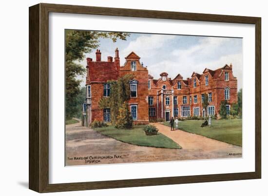 The Mansion, Christchurch Park, Ipswich-Alfred Robert Quinton-Framed Giclee Print