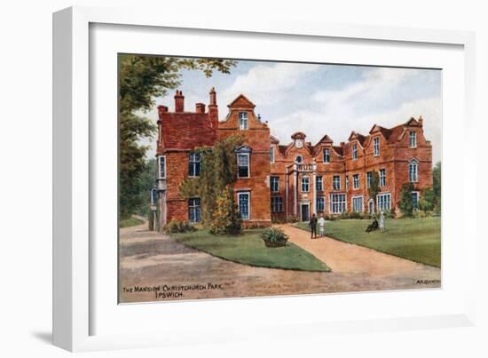 The Mansion, Christchurch Park, Ipswich-Alfred Robert Quinton-Framed Giclee Print