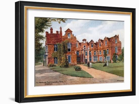 The Mansion, Christchurch Park, Ipswich-Alfred Robert Quinton-Framed Giclee Print