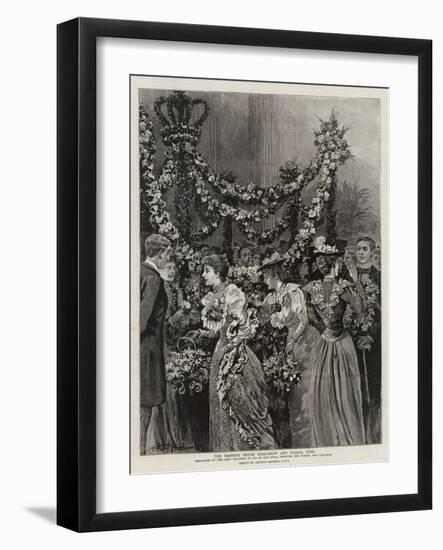 The Mansion House Rose-Show and Floral Fete-Arthur Hopkins-Framed Giclee Print