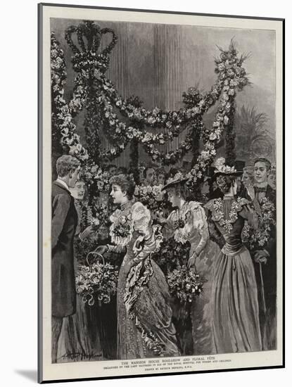 The Mansion House Rose-Show and Floral Fete-Arthur Hopkins-Mounted Giclee Print