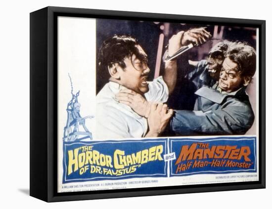 The Manster, Tetsu Nakamura, Peter Dyneley, 1962-null-Framed Stretched Canvas