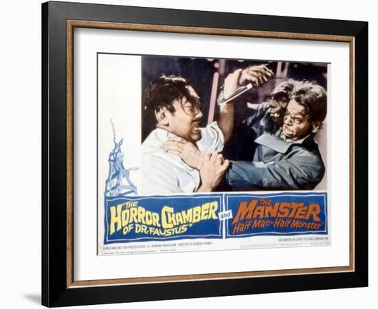 The Manster, Tetsu Nakamura, Peter Dyneley, 1962-null-Framed Art Print