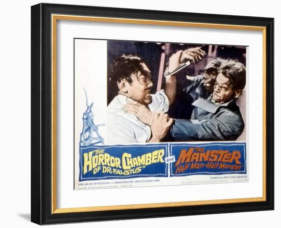 The Manster, Tetsu Nakamura, Peter Dyneley, 1962-null-Framed Art Print