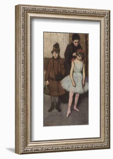 The Mante Family-Edgar Degas-Framed Premium Edition