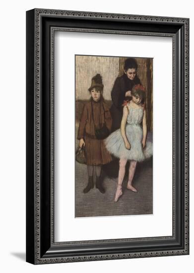 The Mante Family-Edgar Degas-Framed Premium Edition