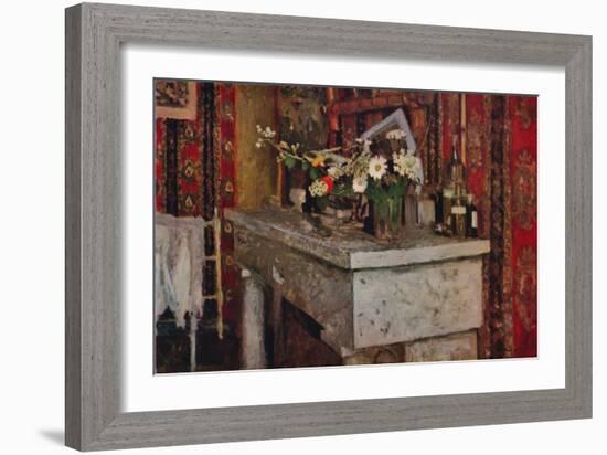 'The Mantelpiece', 1905-Edouard Vuillard-Framed Giclee Print