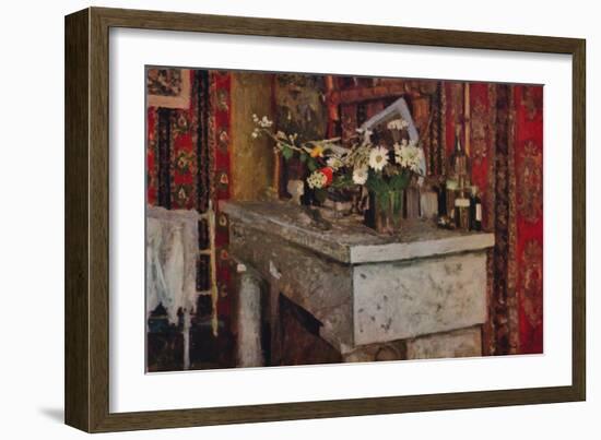 'The Mantelpiece', 1905-Edouard Vuillard-Framed Giclee Print